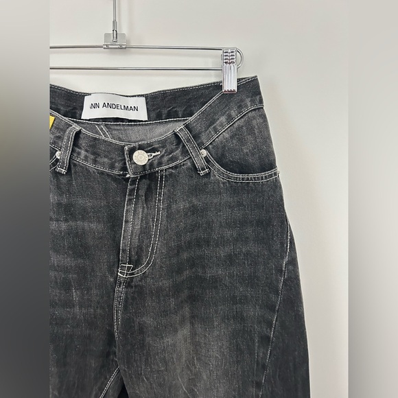 Ann Andelman lizard patch jeans black - Picture 3 of 14